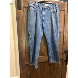 E125 Vintage LL Bean Denim Jeans Natural Fit 90s Logo Men's W40/L28 GUC